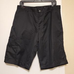 Greg Norman Collection Black Cargo Shorts